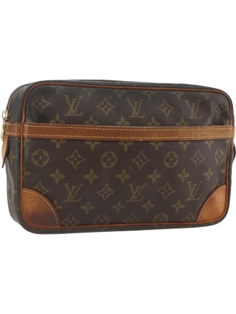 LOUIS VUITTON Monogram Compiegne 28 Clutch Bag M51845